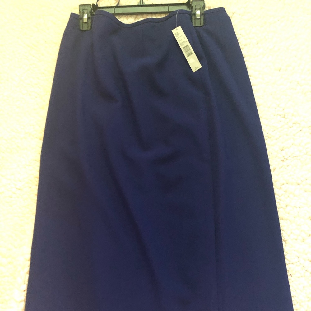 Royal blue skirt